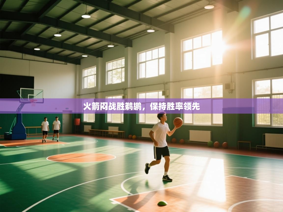 火箭闷战胜鹈鹕，保持胜率领先